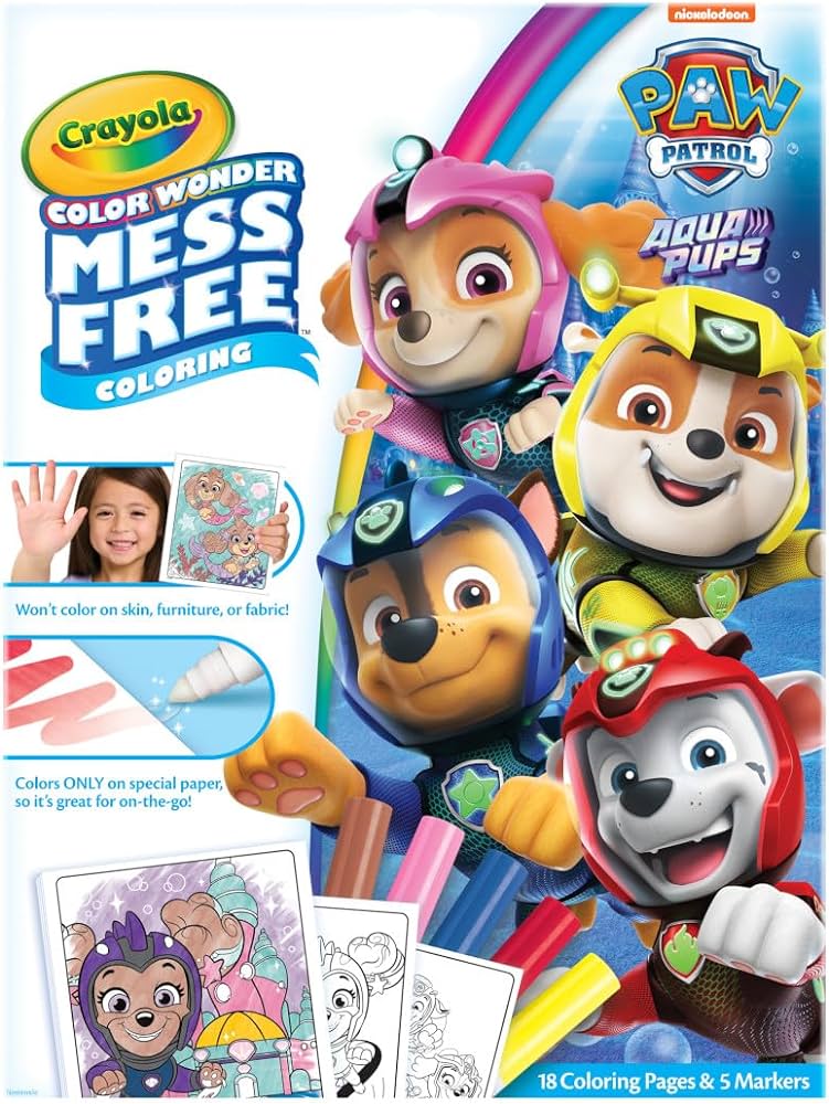 Crayola Color Wonder Mess Free Paw Patrol