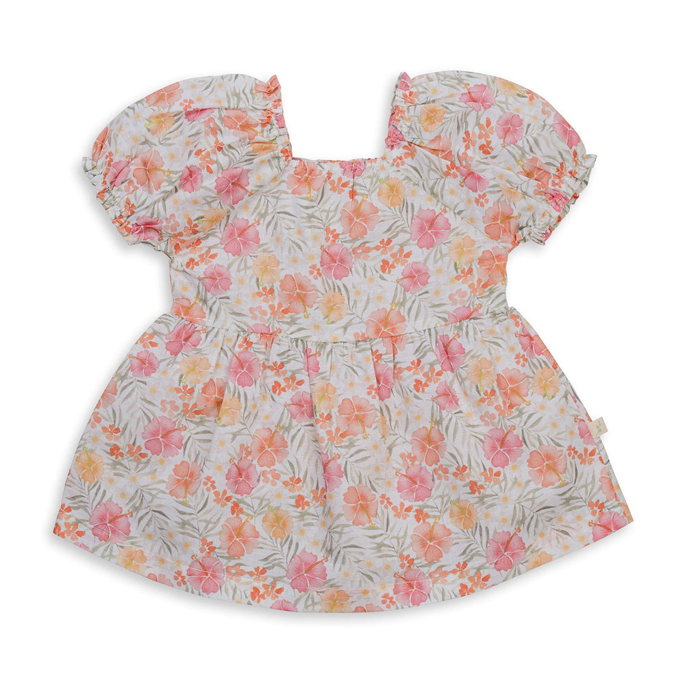 Tiny Twig Hibiscus Raglan Top