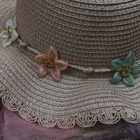 Ivy’s Straw Hat with Flower Band Assorted