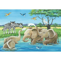 RAVENSBURGER 2x12 Puzzle Baby Safari Animals 050956
