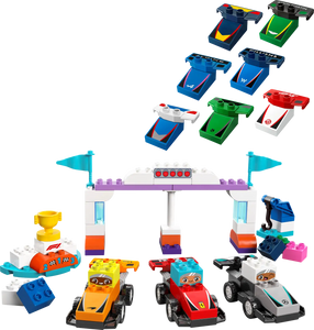 LEGO® DUPLO® F1® 10445 Team Race Cars and Drivers
