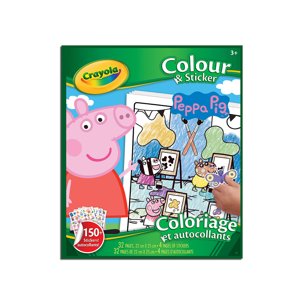 Crayola Color & Sticker Book Peppa Pig