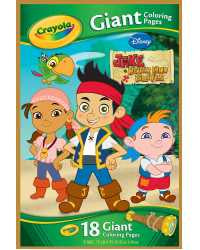 Crayola Giant Coloring Pages - Jake and the Never Land Pirates