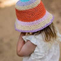 Acorn Astrid Crochet Straw Hat