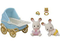Sylvanian Families 5432 Chocolate Rabbit Twins Set
