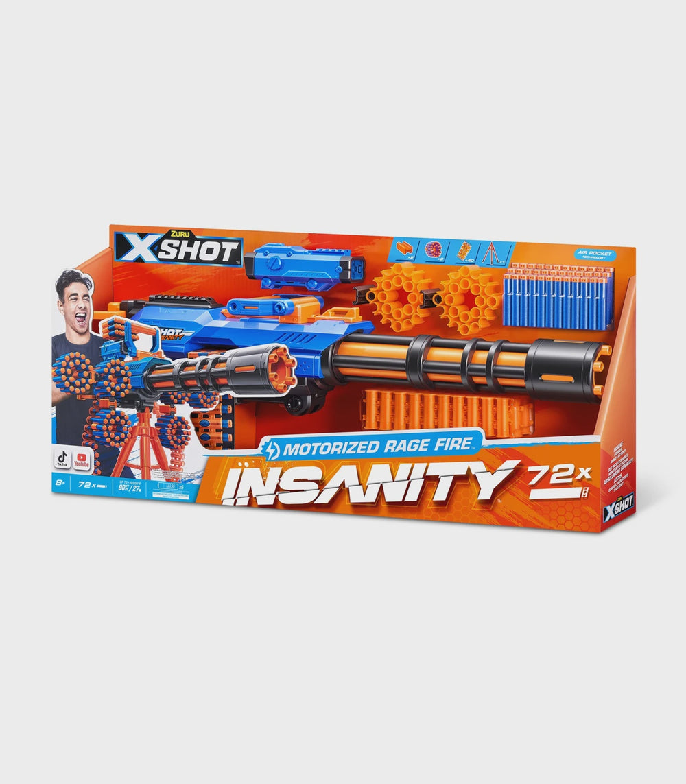 Zuru Xshot Motorized Rage Fire Insanity