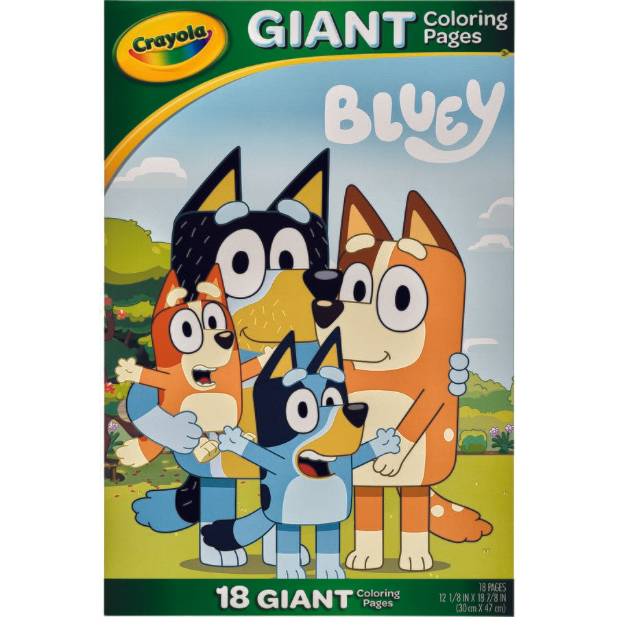 Crayola Giant Coloring Pages - Bluey
