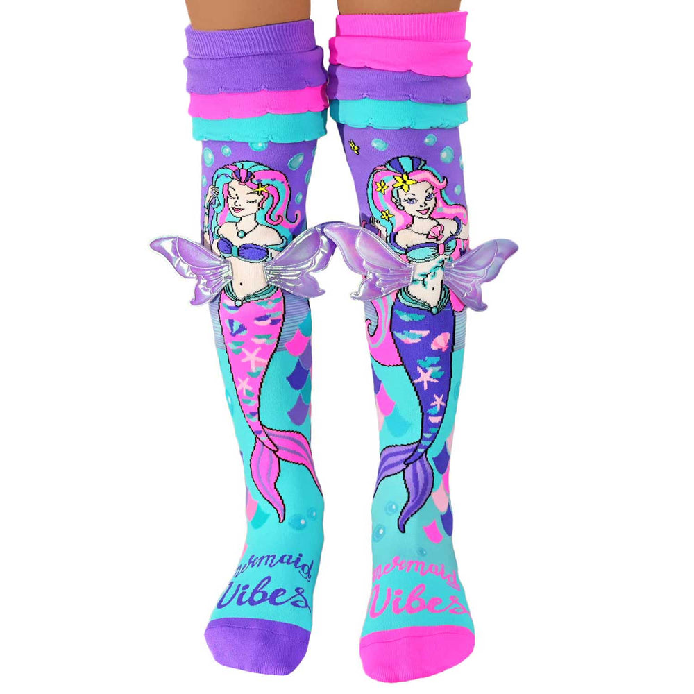 Madmia Mermaid Vibes Socks Ages 3-5