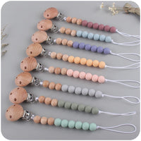 Natural Wood and Silicone Dummy Clips
