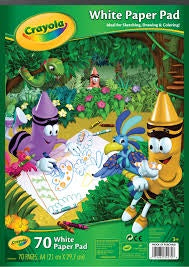 Crayola White Paper Pad