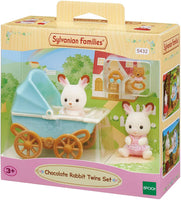 Sylvanian Families 5432 Chocolate Rabbit Twins Set
