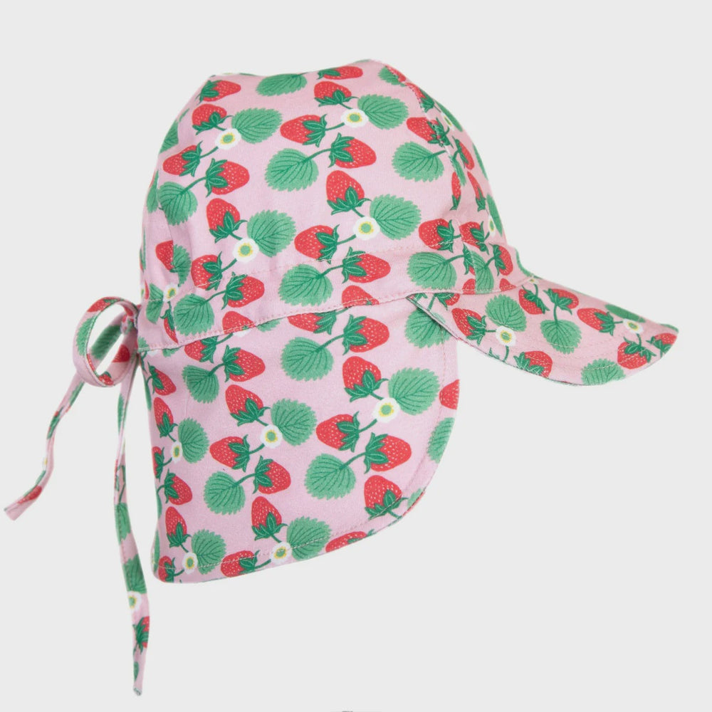 Acorn Strawberry Flap Hat