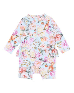 Bebe by Minihaha Evelyn Print Long Sleeve Rash Suit