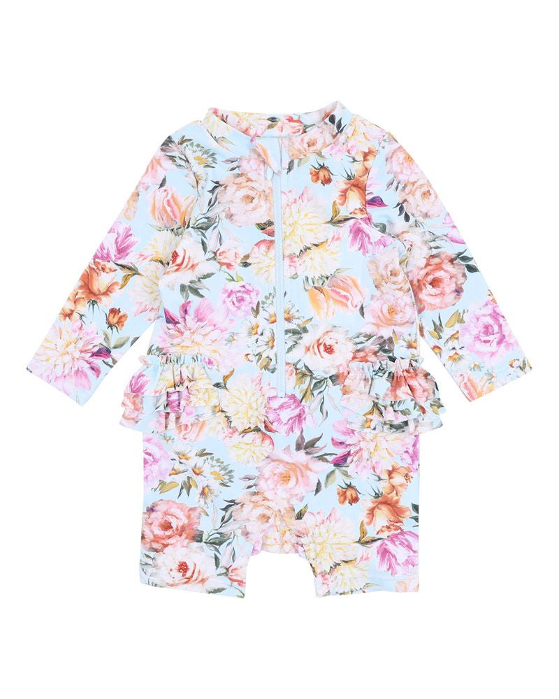 Bebe by Minihaha Evelyn Print Long Sleeve Rash Suit