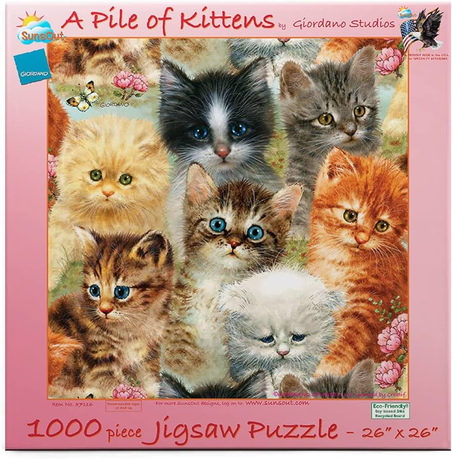 A Pile of Kittens 1000 pce