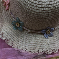 Ivy’s Straw Hat with Flower Band Assorted
