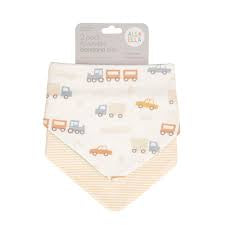 All4Ella Bandana 2 Pack Bibs Assorted