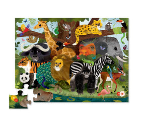 Jungle Friends 36 Piece Floor Puzzle