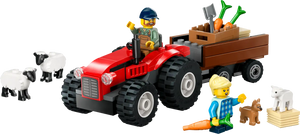 LEGO® CITY 60461 Red Farm Tractor with Trailer and Sheep