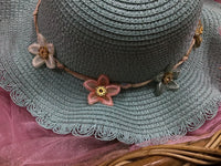 Ivy’s Straw Hat with Flower Band Assorted

