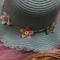 Ivy’s Straw Hat with Flower Band Assorted
