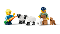 LEGO® CITY 60461 Red Farm Tractor with Trailer and Sheep
