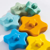Living Textiles Silicone Stacking Tower Star Sorbet
