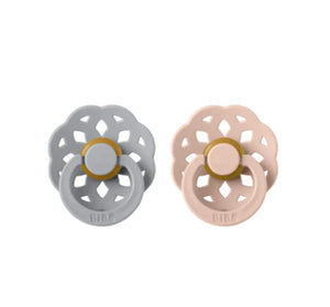 BIBS Boheme Pacifier Cloud/Blush 2 Pack