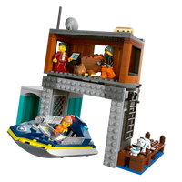 LEGO® CITY 60417 Police Speedboat and Crooks’ Hideout