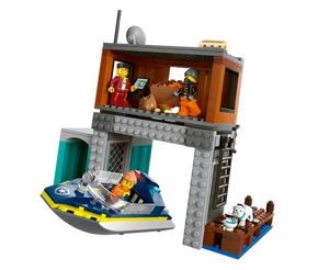 LEGO® CITY 60417 Police Speedboat and Crooks’ Hideout