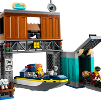 LEGO® CITY 60417 Police Speedboat and Crooks’ Hideout