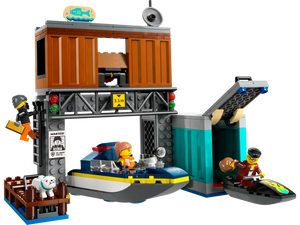 LEGO® CITY 60417 Police Speedboat and Crooks’ Hideout