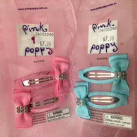 Ribbon Bow Hair Clips HCG198-24
