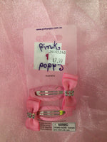 Ribbon Bow Hair Clips HCG198-24
