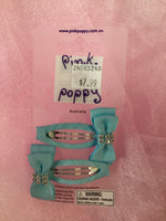Ribbon Bow Hair Clips HCG198-24
