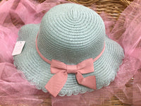 Ivy’s Scalloped Edge Straw Hat With Bow Assorted
