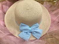 Ivy’s Straw Hat With Bow Detail
