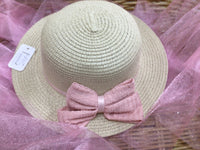 Ivy’s Straw Hat With Bow Detail
