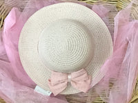 Ivy’s Straw Hat With Bow Detail
