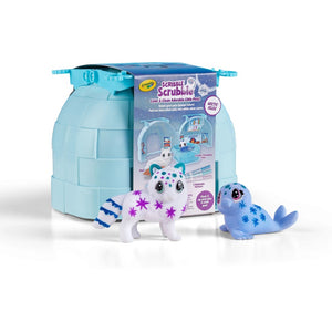 Crayola Scribble Scrubbie Color & Clean Adorable Little Pets - Arctic Igloo