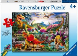 RAVENSBURGER 35 Puzzle T-Rex Terror 051601