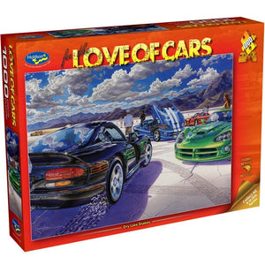 For the Love of Cars Dry Lake Snakes 1000 Piece Puzzle