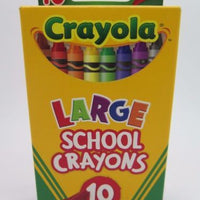 Large School Crayons 10 Pack