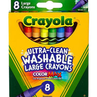 Large Washable Crayons 8 Pack