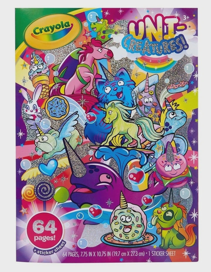 Crayola UniCreatures Colouring Book