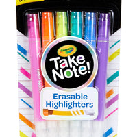 Crayola TAKE NOTE! Erasable Highlighters