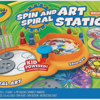Crayola Spin And Spiral Art Station Deluxe Edition