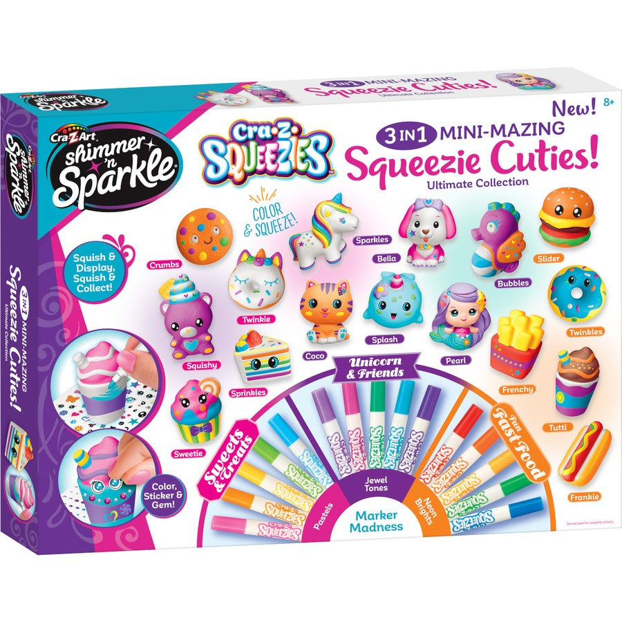 Shimmer ‘n Sparkle 3 in 1 Mini-Mazing Squeezie Cuties Ultimate Collection
