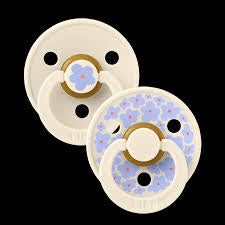 BIBS Studio Collection Colour Round Pacifier Jasmine Ivory Mix 2 Pack