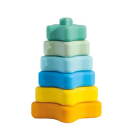 Living Textiles Silicone Stacking Tower Star Sorbet